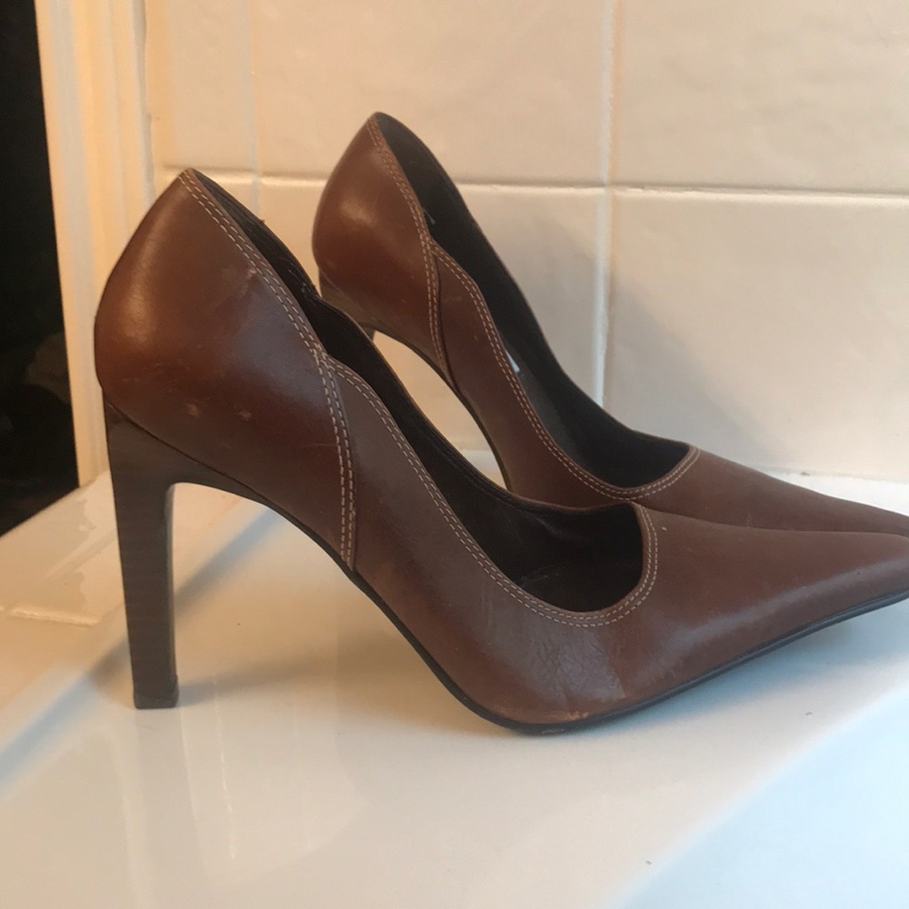 Steve Madden Heels Never Worn!  Brown and Clean!